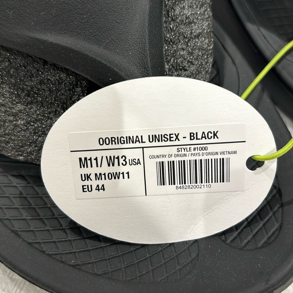 Women’s sizing - OOFOS OOriginal - Black - NEW WITH TAGS - Picture 3 of 6